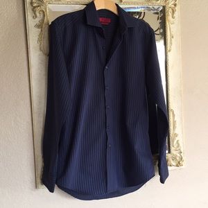 Alfani long sleeved dress shirt. Sz M. Neck 15